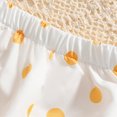 thumbnail image 4 of NOLDARES 3Pcs Toddler Baby Girls Outfits Floral Ruffle Flare Tunic Dress Top Leggings Pants Scarf Fall Winter Clothes,Yellow,9-12 M, 4 of 8