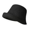 thumbnail image 2 of Harpily Bucket Hats for Women Cotton Linen Solid Color Soft Skin-Friendly Lightweight Lightweight Dailylife Travel Sun Hat, 2 of 4