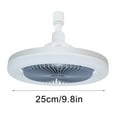 thumbnail image 2 of TOPRenddon Ceiling Fans with Lights and Remote, Socket Ceiling Fan 10 inch E27 with Light Indoor 3 Colors Infinitely Adjustable LED Mini Ceiling Fan for Bedroom Bathroom Kitchen Living Room Garage, 2 of 9