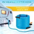 thumbnail image 4 of SPEEDWOW Heated RV Water Hose 15ft, Temperature Down to -45°F, Energy-Saving Thermostat, 5/8" Inner Diameter, Heated Drinking Water Hose for Campers, Home, Agriculture, 4 of 9