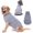 Grey, variant on Winter Knitted Puppy Dog Jumper Sweater Pet Clothes For Small Dogs Dog Coat