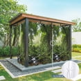 thumbnail image 6 of Outdoor Curtains for Patio Waterproof, Green Forest Outdoor Privacy Panels Grommet, Summer Botanical Watercolor Modern Art Blackout Outside Curtains for Porch/Cabana/Pergola/Gazebo 54"x95", 1 Panel, 6 of 8