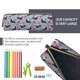 thumbnail image 5 of Disketp Christmas Hat Dachshund Estuche de Lápices de Cuero con Cierre, Estuche Compacto para Papelería, Bolígrafos y Accesorios Pequeños, 5 of 7