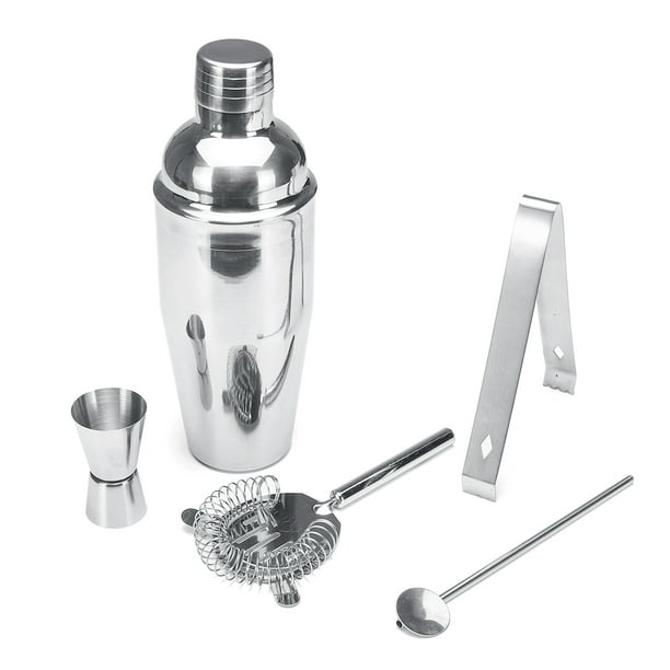 Stoneway 5 Piece Stainless Steel Cocktail Shaker Mixer Bar Tool Set