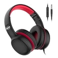 thumbnail image 1 of Auriculares para Niños Gorsun Premium A66 con Volumen Limitado de 85dB/94dB Micrófono HD Integrado Plegables Ajustables Rojos, 1 of 3