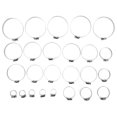 thumbnail image 1 of Abrazadera De Tubería Clip De Manguera 25pcs Abrazadera De Tubo De Manguera Anticorrosión 304 Juego De Surtido De Clips De Sujeción De Acero Inoxidable Tipo Americano Fyydes Stainless Steel Hose Clamp, 1 of 8
