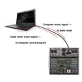 thumbnail image 4 of 6 Channel Mixing Console Bluetooth 7 Band EQ Sound Mixer 48V 99 DSP Effects Professional USB PC AM-AX6, 4 of 6