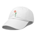 thumbnail image 4 of DALIX Tulip Hat Womens Floral Collection Baseball Cap in White, 4 of 6