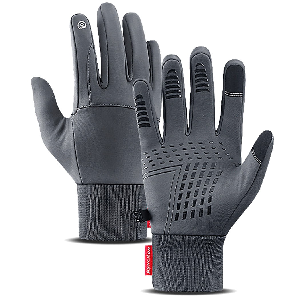 Winter Gloves Nonslip Warm Full Finger Workout Gloves Touchscreen Work