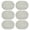 C, variant on Oval Placemats Set of 6 Washable Table Mats Heat Resistant Woven PVC Dining Tabletop Protection for Home Kitchen Restaurant