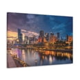 thumbnail image 5 of Melbourne Night Skyline Canvas Artwork Breathtaking Stunning Cityscape for Home Decor Ready to Hang, 5 of 18