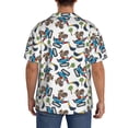 thumbnail image 3 of Kdxio Men's Hawaiian Shirt for Men Short Sleeve Shirt Funny Excavator Summer Casual Holiday Beach Button Down T-Shirts, 3 of 7