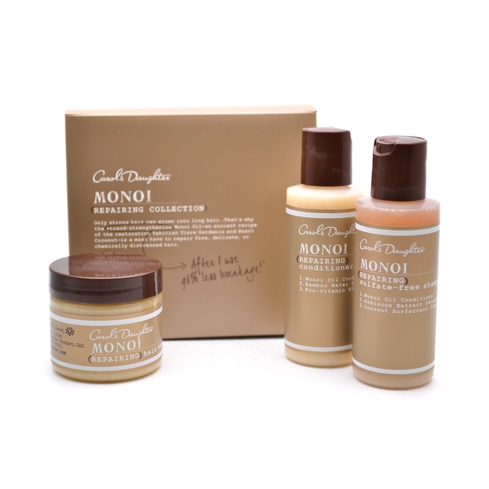 Carol's Daughter Monoi Repairing Collection Shampoo, Conditioner, Mask