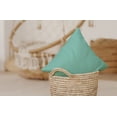 thumbnail image 4 of Simply Daisy 16" x 16" Solid Decorative Outdoor Pillow, Aqua Blue, Aqua, 4 of 4