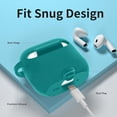 thumbnail image 5 of RotHome Soft Silicone Protective Case Cover Compatible with Bluetooth Earphones, Shockproof Anti-Loss Skin Sleeve with Keychain for Adults, 1 Pack, 5 of 9