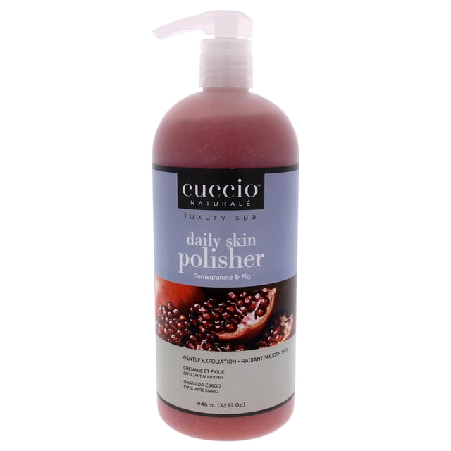 Exfoliante diario Luxury Spa Skin Polisher - Granada e higo de Cuccio Naturale para unisex - 32 oz Cuccio Cuccio Naturale