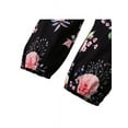 thumbnail image 5 of Kidcici Baby Girls Sisters Bow Floral Pants Headband Top 3Pcs Outfit Sets, 5 of 6
