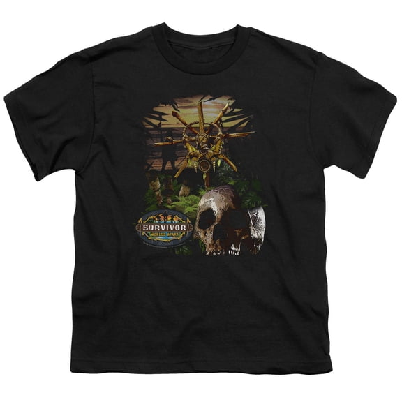 Survivor - Jungle - Youth Short Sleeve Shirt - Medium