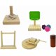thumbnail image 1 of 5 Pack Parrot Bird Toys, Bird Training Toy Set Wooden Bird Block Puzzle Toy Training For Parrots, Parakeets, Lovebirds, 1 of 5