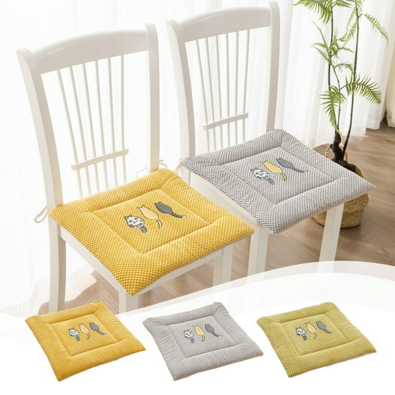 Fmlxio Dining Chair Cushions Textured Chair Seat Seat Cushions for Home Use, Cushion for Living Room Tatami, Chair Cushion Winter Chair Cushion Dining Chair Stool Cushion, 17 Inch Up to 35%