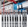 thumbnail image 3 of Screw Type Terminals Block, Oxidation Resistant 100Pcs Flame Retardant DIN Rail Mount Terminal Insulated 800V 32A  Conductivity  for Electrical Connections, 3 of 7