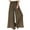 Brown-06, variant on REALiKUN Womens Plus Size Linen Pants Wide Leg Palazzo Trousers High Elastic Waist Flowy Culottes with Pockets