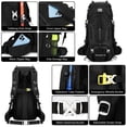thumbnail image 4 of Mochila Esup para Camping y Senderismo 50L con Funda Impermeable para Hombre Negra, 4 of 7