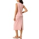 thumbnail image 3 of Conjunto de falda de 2 piezas de verano para mujer, conjunto de trabajo de negocios, chaleco sin mangas con botones y falda lápiz L color rosa polvo, 3 of 6