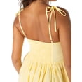 thumbnail image 4 of Celebrity Pink Women's Tie Strap Eyelet Midi Dress, Sizes XS-XXXL, 4 of 8