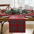 thumbnail image 3 of Stowe Tartan Holiday Plaid Rectangle Tablecloth, 3 of 4