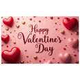 thumbnail image 6 of LUUFILx Valentine's Day Heart Banner Backdrop for Party Decorations Photography Props Happy Valentine's Day Celebration Background Decors Event Supplies, 6 of 8