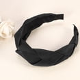 thumbnail image 6 of Solid Wide Headbands Non-slip Fashion Black Hair Hoop 0.35inch Wide for Girl Women, 6 of 6