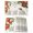 Red, variant on Strawberry Placemats Set of 2, Cotton Linen Fabric Place Mats, Summer Fruits Bee Floral Botanical Washable Decorative Table Mats Protector for Home Kitchen Dining Wedding Party Coffee Tables