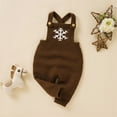 thumbnail image 3 of lnmuld Cute Sweaters Baby Knit Romper Cotton Sleeveless Boy Girl Snow Sweater Clothes Baby Jumpsuit 1 Piece Outfits Size:12-18 Months, 3 of 5