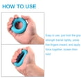 thumbnail image 4 of Uxcell 2.76" 20 Lbs Blue Hand Grip Strengthener Hand Grip Ring for Strength Training, 4 of 6