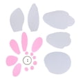 thumbnail image 4 of Conejo de Pascua, Conejo de Pascua de Fieltro Decoración de Conejo DIY Conejo de Pascua de Fieltro Artesanía Superior, 4 of 8