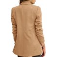 thumbnail image 2 of ORUYROP Women's Solid Color Casual Long Sleeve Lapel Button Blazer Jacket, 2 of 5