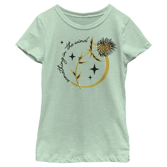 Girl's The Nightmare Before Christmas Something in the Wind Graphic Tee Mint Large