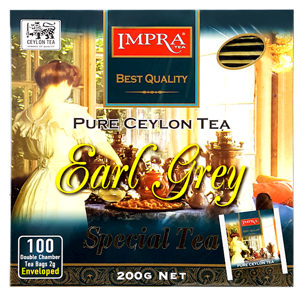 IMPRA Black Tea Enveloped "Special Earl Grey''