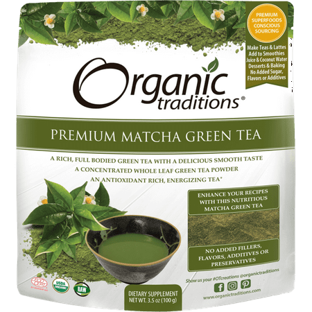 Organic Traditions - Premium Matcha Tea - 3.5 oz.