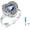 Crystal Ring, variant on Urn Ring for Ashes 925 Sterling Silver Cremation Rings Always in My Heart Memorial Keepsake Jewelry Gifts for Women