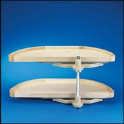 Rev-A-Shelf 4WLS882-35-570 Wood Classic 35" Diameter Half Moon Shaped Two Shelf Lazy Susan with Pivot and Slide... by Rev-A-Shelf