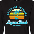 thumbnail image 4 of Inktastic Summer Enjoy the Sunshine Laguna Beach California in Blue Long Sleeve T-Shirt, 4 of 5