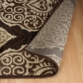 thumbnail image 3 of Traditional Ultra-Soft Damask Medallion Polyproplyene Indoor Area Rug by Blue Nile Mills - 4' x 6', Mocha, 3 of 4