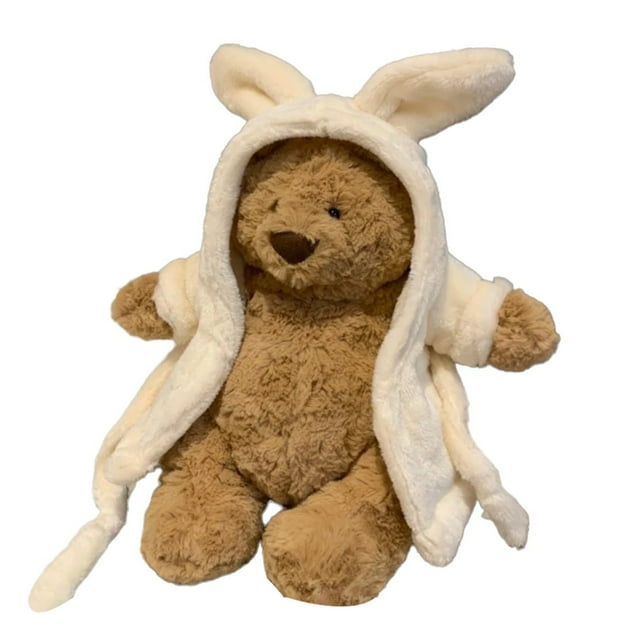 Jellycat Jellycat Toys Bathrobe Bear Barcelona Bear Super Cute High Value Plush Doll,cute Doll