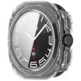 thumbnail image 1 of KOMI Galaxy Watch 7 Ultra 47mm Screen Protector Case, Anti-Fog Tempered Glass Screen Protective Film plus Hard PC Protective Bumper compatible with Samsung Galaxy Watch Ultra 47mm Transparent White, 1 of 5