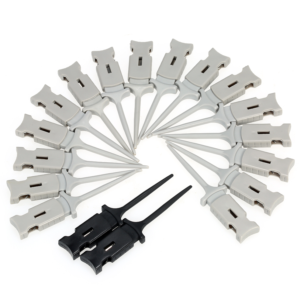 Mini Test Hook HT321 Double Gripper Square Output Pins For Oscilloscope P7S4