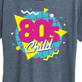 thumbnail image 3 of Instant Message - 80's Child - Women's Short Sleeve Graphic T-Shirt, 3 of 6