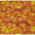 thumbnail image 4 of oneOone Cotton Poplin Twill Orange Fabric Batik Sewing Fabric By The Yard Printed Diy Clothing Sewing Supplies 56 Inch Wide, 4 of 4