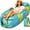 Green, variant on GAZILY Inflatable Couch Air Sofa, Blow Up Camping Couch, Waterproof Oxford Portable Inflatable Sofa with Carry Bag, 86.6 x 27.6 in, Green